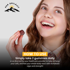 Sundried Himalayan Shilajit Gummies Made in USA