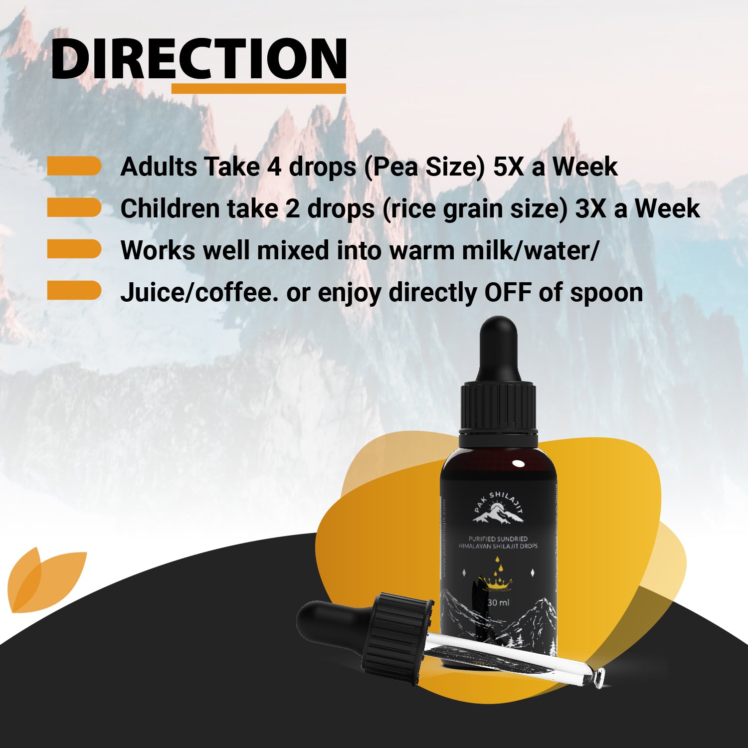 30ml Himalayan Sundried Shilajit Drops