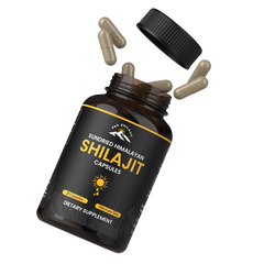 100 Days Process Sundried Himalayan Shilajit Capsules 30PCS (PakShilajit)